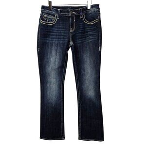 NWOT Vigoss New York Slim Bootcut Whipstitch Jeans Size 10